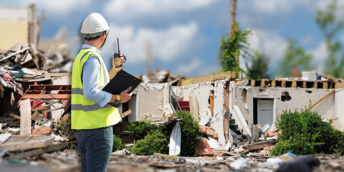 Civil Engineer During Disaster Recovery